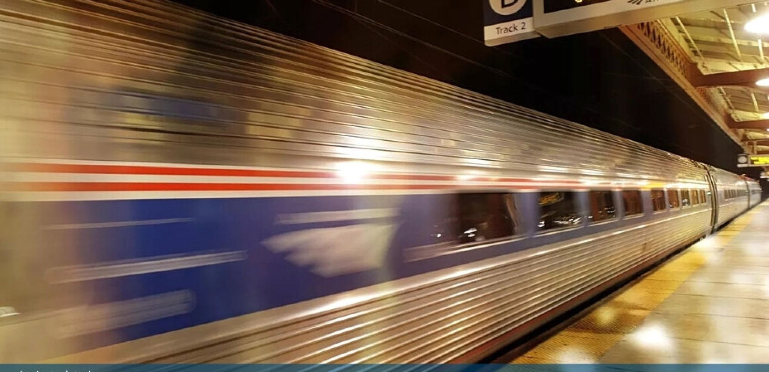 Delaware Amtrak train